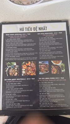 Menu photo 2 Hu Tieu De Nhat Garden Grove, CA