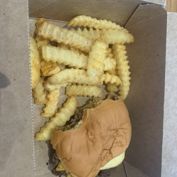 Inner Rail Food Hall - cheeseburger from all american burger - Food Court Near Me - Omaha, Nebraska