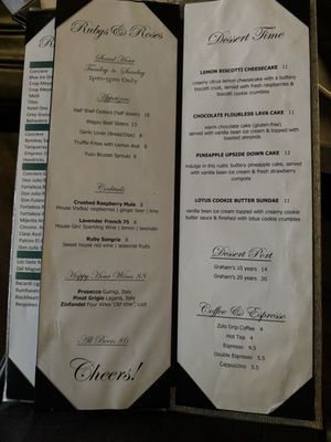Menu photo 8 Rubys & Roses Restaurant Pleasanton, CA Menu photo 8 Rubys & Roses Restaurant Pleasanton, CA