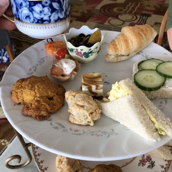 Miss Minerva's Tea Room - A few savory and sweet bites to accompany my tea - Tea Rooms Near Me - Culpeper, Virginia