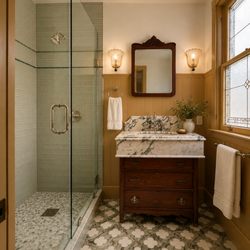 Simpson House Inn - The Katharine McCormick Bathroom - Newly updated in 2026