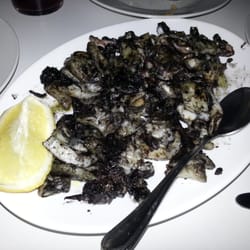 Restaurante Virgen del Carmen - Choco "sucio" en su tinta, riquísimo! por cierto luego mírate la lengua...
