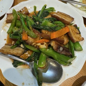 MingHin Cuisine - Pork belly and Chinese broccoli - Dim Sum Near Me - Chicago, Illinois MingHin Cuisine - Pork belly and Chinese broccoli - Dim Sum Near Me - Chicago, Illinois