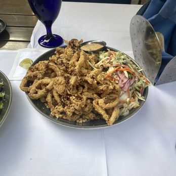 Ostra - Fried Calamari - greasy and heavily breaded - New American Near Me - San Antonio, Texas