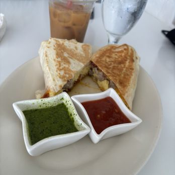 Debbie on the Levee - Breakfast Burrito w/ bacon and sausage - Desserts Near Me - Kenner, Louisiana Debbie on the Levee - Breakfast Burrito w/ bacon and sausage - Desserts Near Me - Kenner, Louisiana