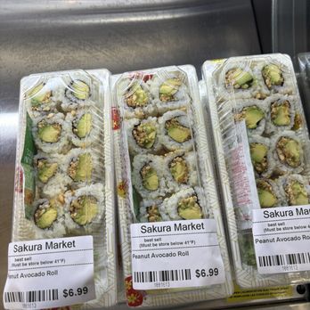 Sakura Market - Sushi- they have sushi chefs in the back who will prepare whatever rolls you'd like - Sushi Bars Near Me - New York, New York Sakura Market - Sushi- they have sushi chefs in the back who will prepare whatever rolls you'd like - Sushi Bars Near Me - New York, New York