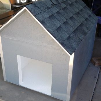 Top 2 Bottom Handymen - Built a insulated dog house so the owner could attach a/c unit - Handyman Near Me Top 2 Bottom Handymen - Built a insulated dog house so the owner could attach a/c unit - Handyman Near Me