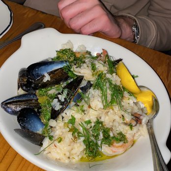 Barbuzzo - Seafood risotto with clams, shrimp, & mussels - Mediterranean Near Me - Philadelphia, Pennsylvania