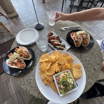 Deck. - Fish Tacos, Guacamole, Glazed Jumbo Chicken Wings - Hawaiian Near Me - Honolulu, Hawaii