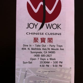 Joy Wok - Chinese Near Me - Sunnyvale, California