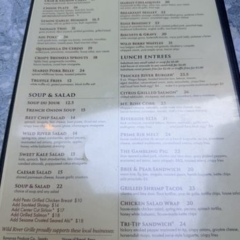 Wild River Grille - New American Near Me - Reno, Nevada