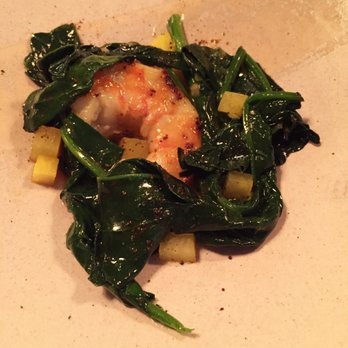 Grey Gardens - Shrimp & spinach - green garlic, turnips - Wine Bars Near Me - Toronto, Ontario Grey Gardens - Shrimp & spinach - green garlic, turnips - Wine Bars Near Me - Toronto, Ontario