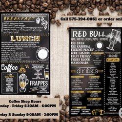 GrindHouse Coffee - Menu as of 07.25.2026