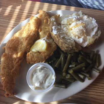 Southside Grill - Fried grouper platter - American Near Me - Murrells Inlet, South Carolina