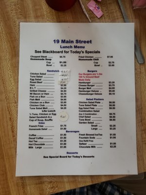 Menu photo 3 19 Main St Luncheonette Chester, NY