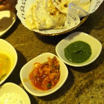 Monsoon Eclectic Modern Indian - Fresh nan, scrumptious mint sauce, mouthwatering onion chutney - Indian Near Me - Hampton, Virginia