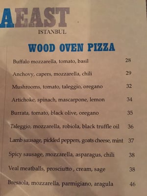 Menu photo 3 Pizza East Istanbul, 34