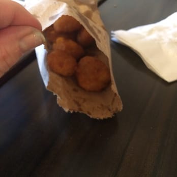 The Big Cheese - 4.99 for the tiniest (but apparently tasty according to my partner) bag of corn fritters. - Fast Food Near Me - Calgary, Alberta The Big Cheese - 4.99 for the tiniest (but apparently tasty according to my partner) bag of corn fritters. - Fast Food Near Me - Calgary, Alberta