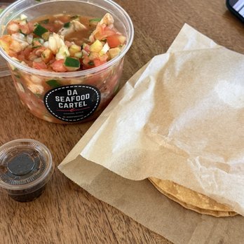 Da Seafood Cartel - 16 oz ceviche and tostadas - Seafood Near Me - Haleiwa, Hawaii Da Seafood Cartel - 16 oz ceviche and tostadas - Seafood Near Me - Haleiwa, Hawaii