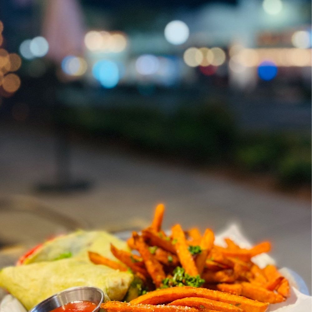 Basin 141 - Pan Seared Shrimp Wrap - Gastropubs Near Me - Monrovia, California Basin 141 - Pan Seared Shrimp Wrap - Gastropubs Near Me - Monrovia, California