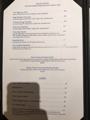 Menu photo 2 Bristol Palms Bistro Costa Mesa, CA Menu photo 2 Bristol Palms Bistro Costa Mesa, CA