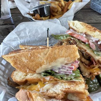 Tattooed Moose Johns Island - Southern Fried Chicken sandwich, Mike's Famous Duck Club, Basket of Duck Fat Fries - New American Near Me - Johns Island, South Carolina Tattooed Moose Johns Island - Southern Fried Chicken sandwich, Mike's Famous Duck Club, Basket of Duck Fat Fries - New American Near Me - Johns Island, South Carolina