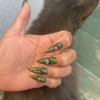 Lanicure Nail Bar - October 2025 left hand by Ly Favorite ring finger ever. Reminds me of - Nail Salons Near Me - Los Angeles, California Lanicure Nail Bar - October 2025 left hand by Ly Favorite ring finger ever. Reminds me of - Nail Salons Near Me - Los Angeles, California