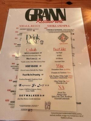 Menu photo 2 Grann Restaurant Tacoma, WA Menu photo 2 Grann Restaurant Tacoma, WA