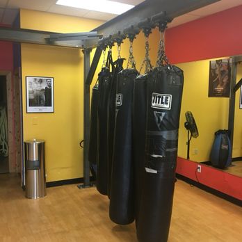 The Open Gym - Our group fitness room has bags mounted on rollers so they push out-of-the-way easily. - Gyms Near Me - Albuquerque, New Mexico The Open Gym - Our group fitness room has bags mounted on rollers so they push out-of-the-way easily. - Gyms Near Me - Albuquerque, New Mexico