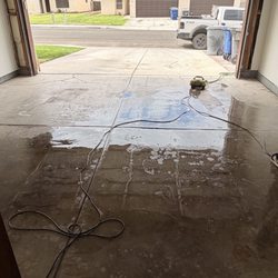 F&M Handyman Services and Roofing - Donnie on his cleaned up the garage floor from paint and other junk on it .  In a few words:  thorough, knowledgeable and intelligent.