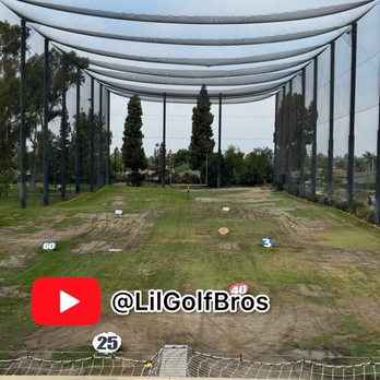 Don Knabe Golf Center - Driving range second floor with football field goal post in the distance. - Golf Near Me - Norwalk, California Don Knabe Golf Center - Driving range second floor with football field goal post in the distance. - Golf Near Me - Norwalk, California
