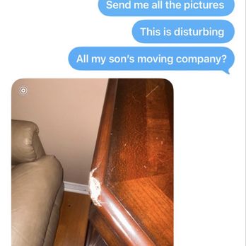 All My Sons Moving & Storage - Damaged furniture - Packing Services Near Me - Mobile, Alabama