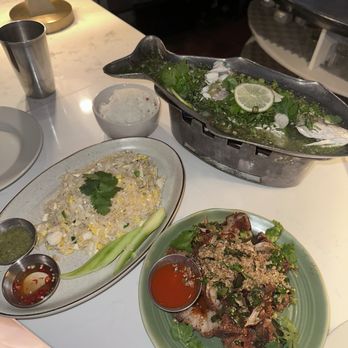 Fish Cheeks - Steamed fish, crab fried rice, pork belly - Seafood Near Me - New York, New York