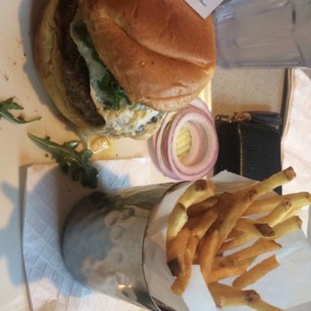 Silver Diner - burger with fried egg and fries! - Diners Near Me - Cherry Hill, New Jersey Silver Diner - burger with fried egg and fries! - Diners Near Me - Cherry Hill, New Jersey