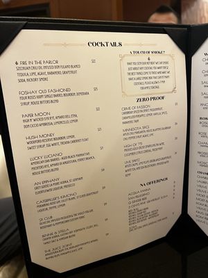 Menu photo 1 Prohibition Minneapolis, MN