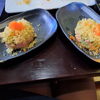 Shogun - These are so good and fulfilling .....tuna and salmon tartar - Seafood Near Me - Tampa Bay, Florida
