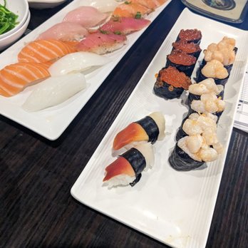 Show Sushi - AYCE sushi. We mostly ordered Nigri and fish is super fresh and tasty! - Sushi Bars Near Me - San Dimas, California