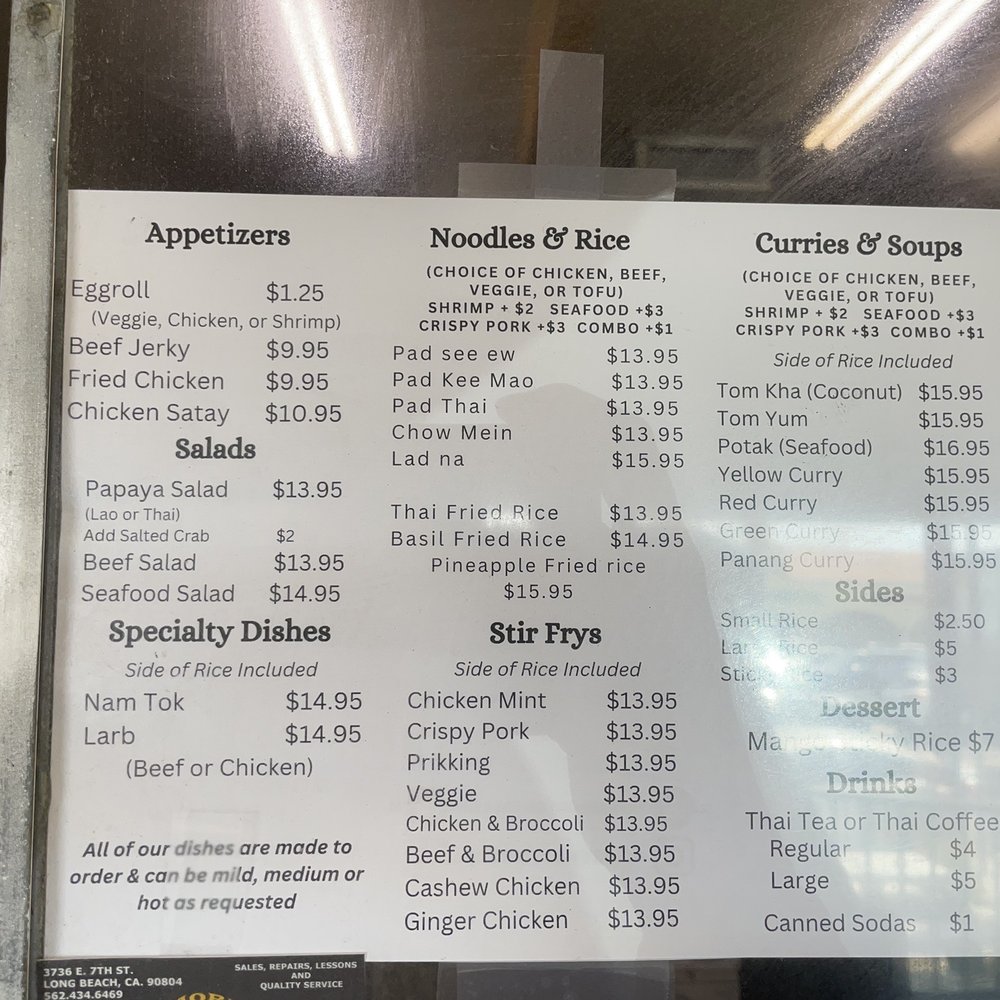 Tasty Food To Go - Menu - Thai Near Me - Long Beach, California Tasty Food To Go - Menu - Thai Near Me - Long Beach, California