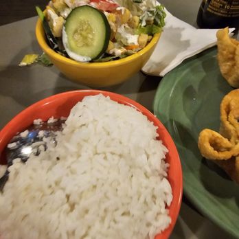HuHot Mongolian Grill - Rice and side salad - Mongolian Near Me - Council Bluffs, Iowa HuHot Mongolian Grill - Rice and side salad - Mongolian Near Me - Council Bluffs, Iowa