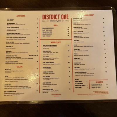 Menu photo 3 District One Kitchen and Bar Las Vegas, NV Menu photo 3 District One Kitchen and Bar Las Vegas, NV