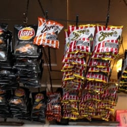 Judice Inn - Nice assortment of chips, including Zapp's
