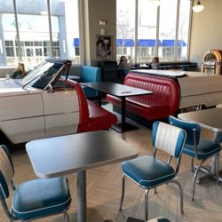Gladys' Diner - One of the booths was in a car, cool!