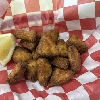 Niki’s Gyros - Saganaki cheese bites! - Fast Food Near Me - Buffalo Grove, Illinois