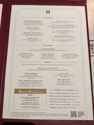 Menu photo 2 Maggiano's Little Italy McLean, VA Menu photo 2 Maggiano's Little Italy McLean, VA