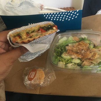 Cafe Fili - Chicken Pomodoro Panini (comes with side salad) & Cashew Baklava - Mediterranean Near Me - Baltimore, Maryland