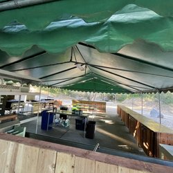 Raft California - Kitchen at camp. We ate breakfast and lunch here on day 1.