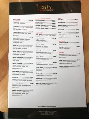 Menu photo 3 Chutni Biryani & Noodle Stamford, CT