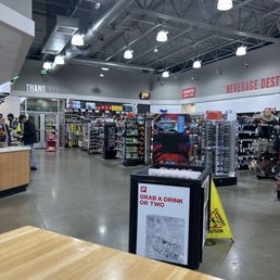 Clean and fully stocked store
