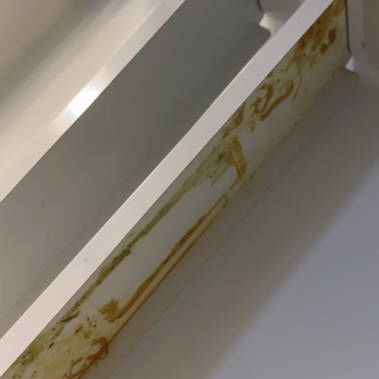 Avion Apartments  - Squishy wet and crusty goo stains below the cabinet. - Apartments Near Me - Rancho Cordova, California
