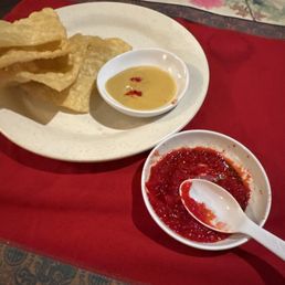 Approximately Won Ton  - Cold and tasted old ....